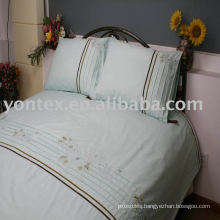 100% cotton Embroidered duvet cover